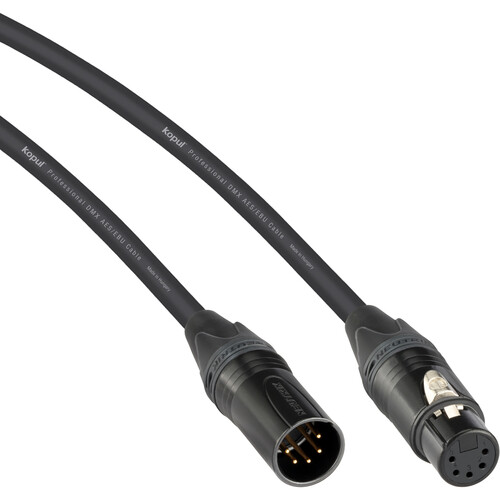 Kopul Studio Pro 5-Pin DMX Cable with Neutrik Connectors (25')