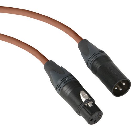 Kopul Premium Performance 3000 Series Neutrik XLR Male to XLR Female Microphone Cable (1.5', Brown)