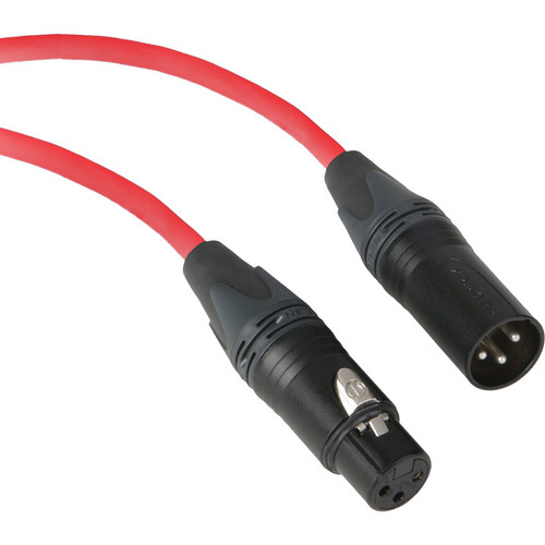 Kopul Premium Performance 3000 Series Neutrik XLR Male to XLR Female Microphone Cable (1.5', Red)