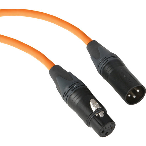 Kopul Premium Performance 3000 Series Neutrik XLR Male to XLR Female Microphone Cable (10', Orange)