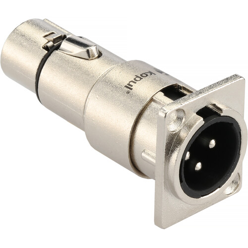 Kopul PM-AXMXF XLR Male to XLR Female Panel-Mount Feedthrough Adapter