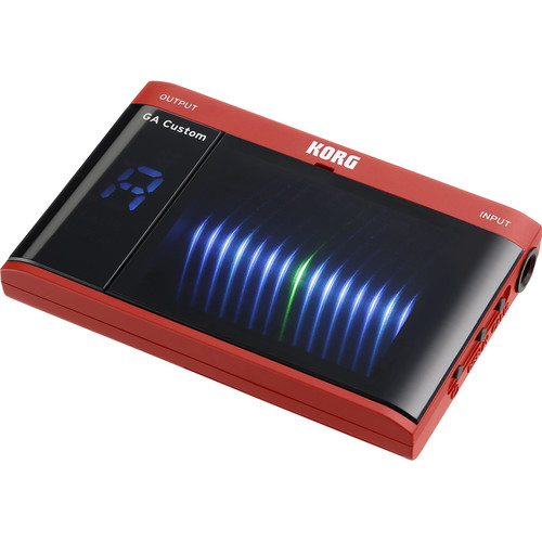 Korg GA Custom Chromatic Tuner for Guitar and Acoustic Instruments (red)