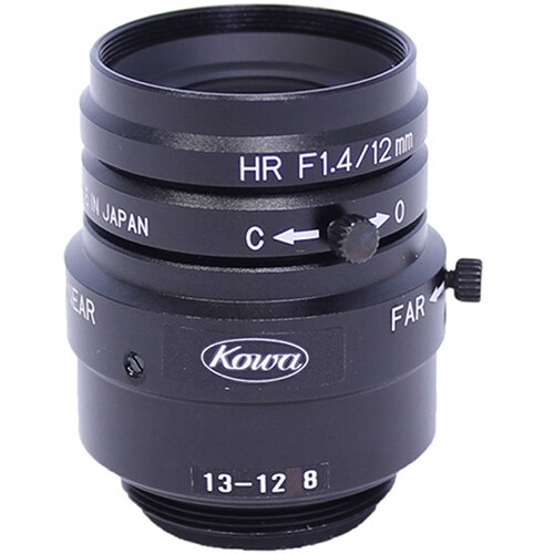 Kowa LM12JC C-Mount 12mm Fixed Focal Lens LM12JC B&H Photo Video