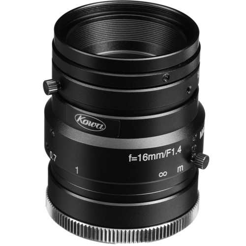 Kowa C-Mount 16.0mm F1.4 HC Series Wide Angle Lens LM16HC B&H