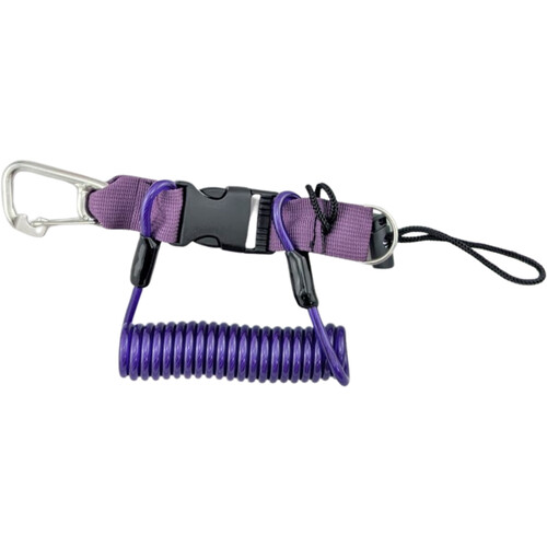 Kraken Sports Coiled Lanyard (Purple)