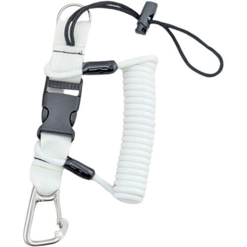 Kraken Sports Coiled Lanyard (White)