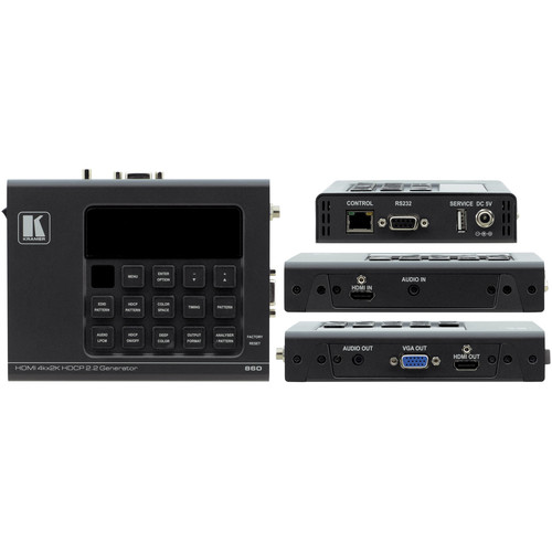 Kramer 4K HDMI 2.0 / HDCP 2.2 18 Gbps Signal Generator & 860 B&H
