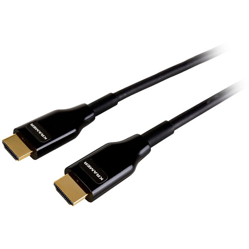 Kramer CRS-PlugNView-H Active Optical Armored 4K HDMI Cable (50')