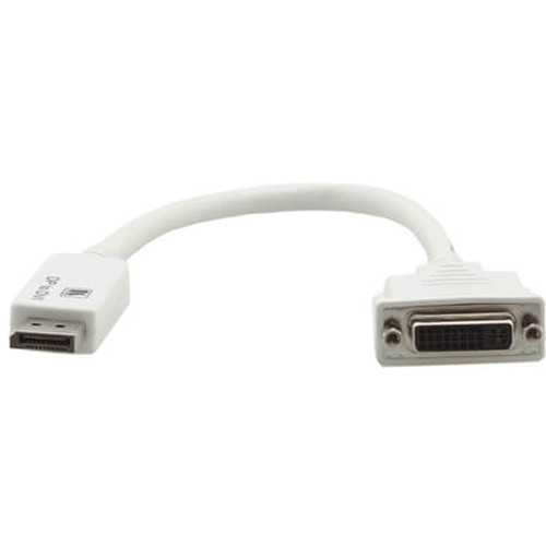 Kramer DisplayPort Male to DVI-I Female Adapter Cable (1 ft)