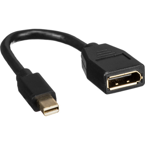 Kramer Mini DisplayPort to DisplayPort Adapter Cable (6")