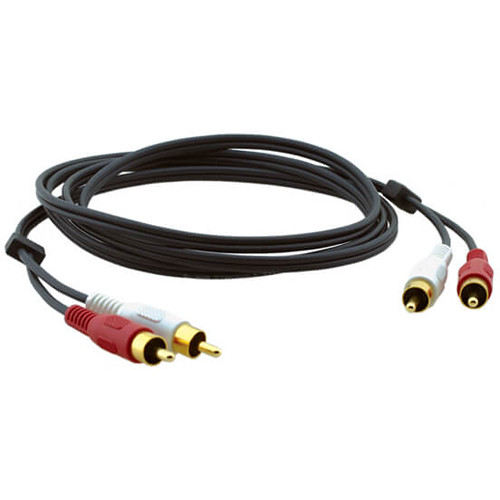 Kramer 2 RCA Male to 2 RCA Male Stereo Audio Cable (2')