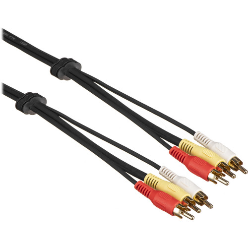 Kramer 3RCA Composite Audio/Video Cable (35')