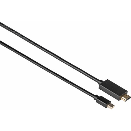 Kramer Mini DisplayPort Male to HDMI Male Cable (6', Black)