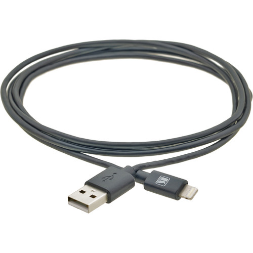 Kramer Lightning to USB Sync & Charge Cable (3', Black)