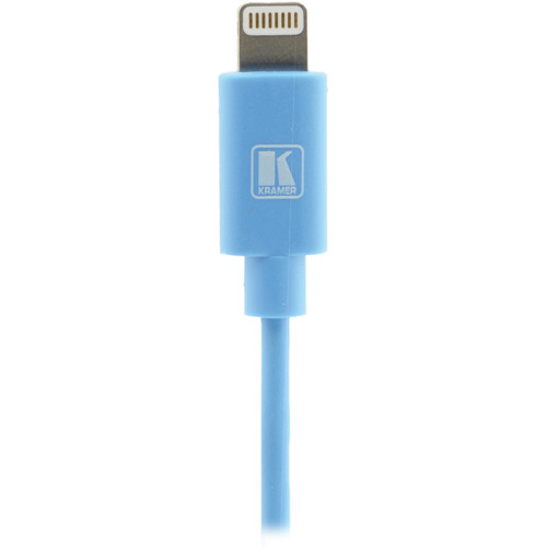 Kramer Lightning to USB Sync & Charge Cable (6', Blue)
