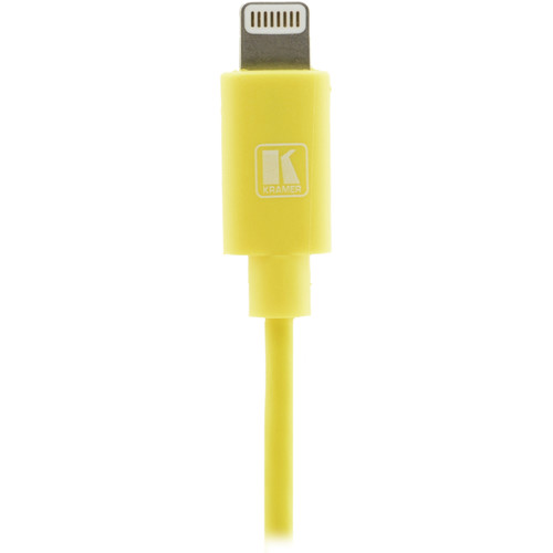 Kramer Lightning to USB Sync & Charge Cable (6', Yellow)