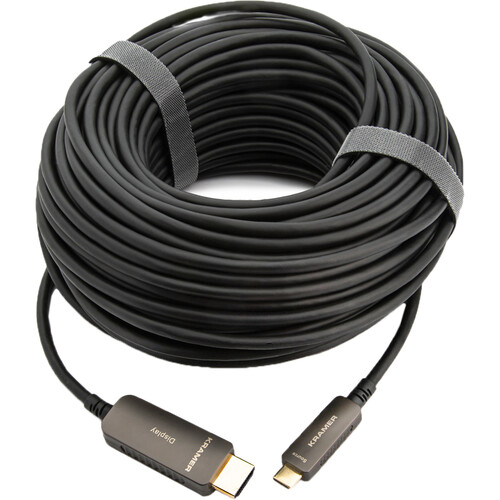 Kramer Active Optical 4K USB Type-C to HDMI Type-A Cable (98')
