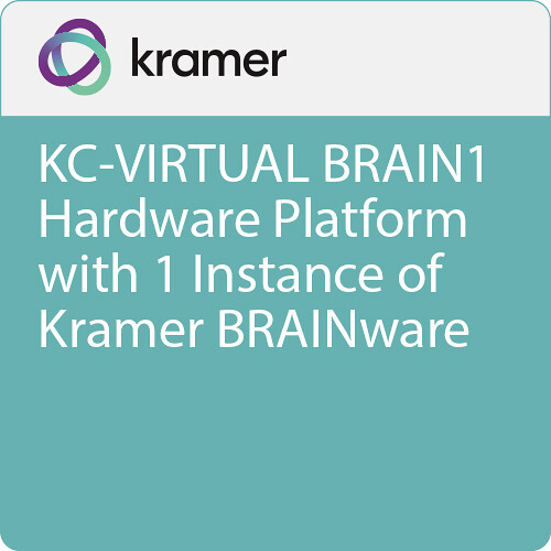 Kramer KC-Virtual Brain1 Hardware Platform with 1 Instance of Kramer BRAINware