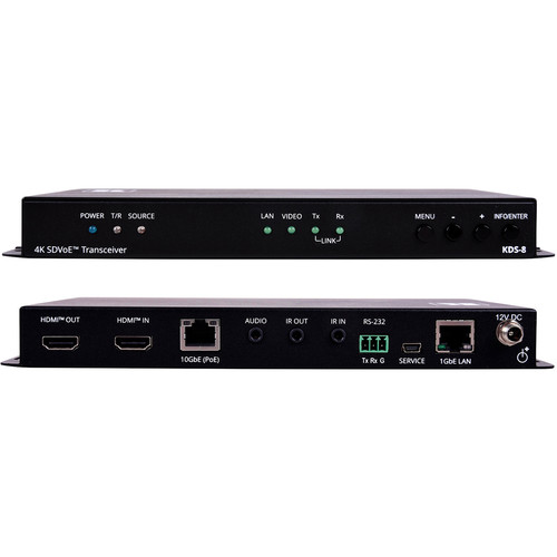Kramer Zero Latency 4K HDR SDVoE Video Streaming Transceiver over Copper