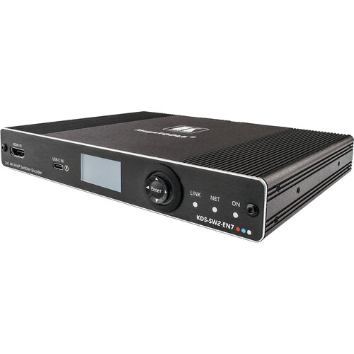 Kramer KDS-SW2-EN7 AVoIP Auto-Switch Encoder with USB-C and HDMI Inputs