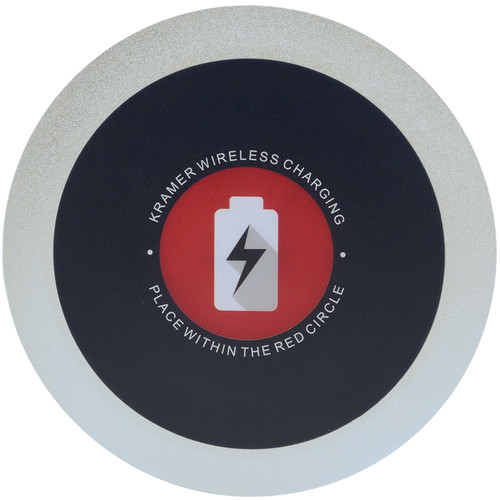 Kramer In-Table Qi Wireless Charging Spot for Mobile Devices (Silver)