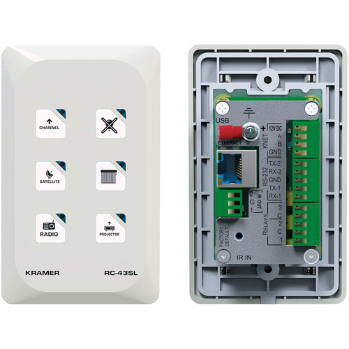 Kramer 6-Button Touch-Sensitive Ethernet Control Keypad (US Model)