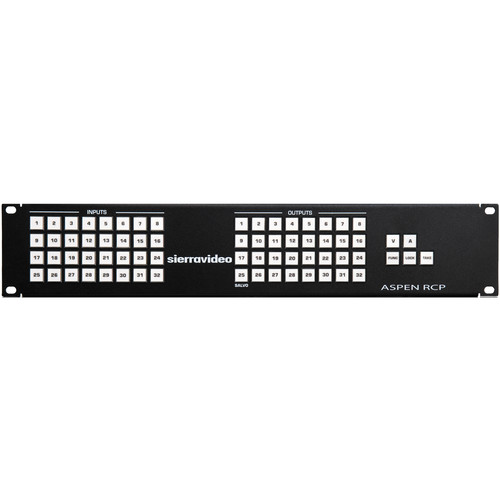 Sierra Video Aspen RCP-3232 Remote Control Panel for the 32 x 32 3G HD Switcher