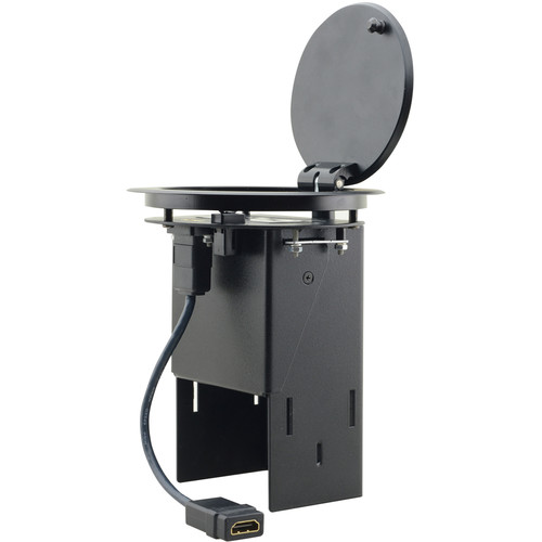 Kramer Round Table Connection Bus (Silver, Sand-Blasted Anodized Aluminum Top)