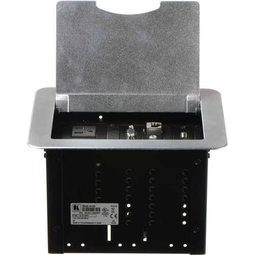 Kramer TBUS-1A-C6 Fully Assembled Tabletop Enclosure (Brushed Aluminum)