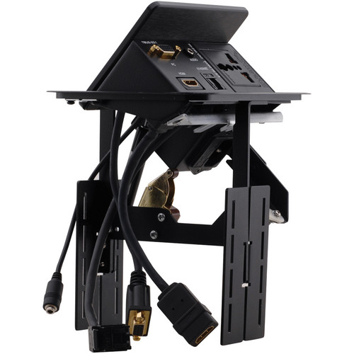 Kramer TBUS-201xl Pop-Up Table-Mounted Interface Panel (Black)