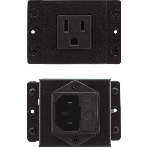 Kramer TBUS Dual Socket Module with 1 Universal AC Power Socket and 2 USB Charging Ports