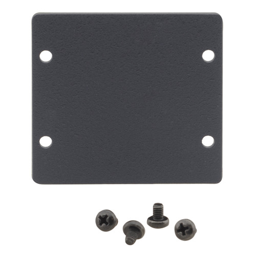 Kramer Double Insert Blank Slot Cover Plate (Gray)