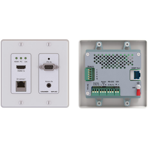 Kramer UHD 4K HDMI & Computer Graphics Auto Switcher Wall WP-20