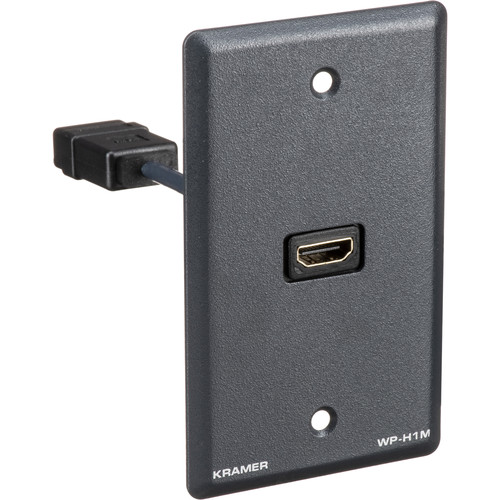 Kramer Passive HDMI Female to HDMI Female Wall Plate (Gray)