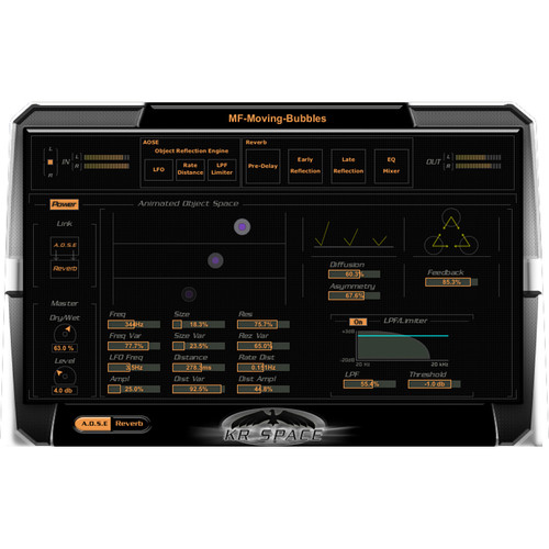 KResearch KR-Space - Modular Reverb/Echo Based Multi Effects Plug-In (Download)