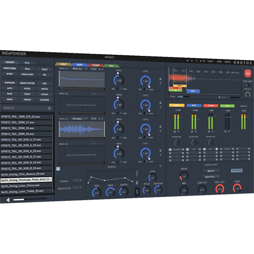 Krotos Audio Weaponiser Basic Sound Design Sampler Plug-In (Download)