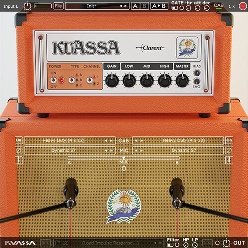 Kuassa Amplifikation Clarent Guitar Amp Simulator Plug-In (Download)