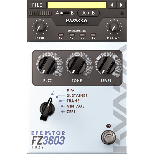 Kuassa Efektor FZ3603 Fuzz Guitar Effect Software (Download)