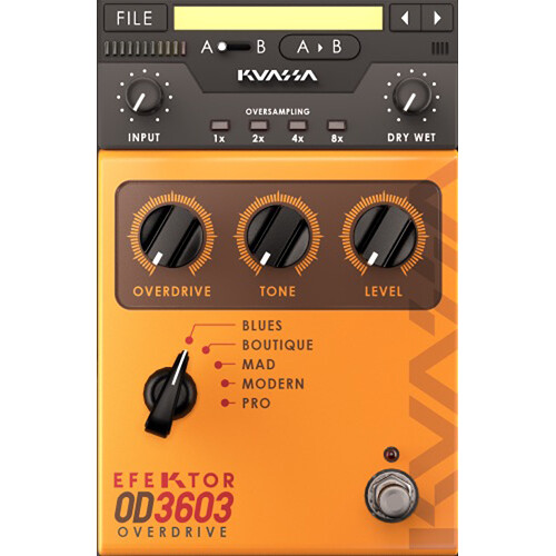 Kuassa Efektor OD3603 Overdrive FX Software (Download)