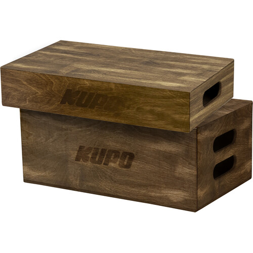 Kupo Brown-Stained Apple Box Set (Full and Half)