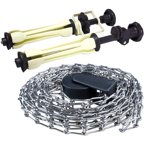 Kupo Background Paper Drive Set with Metal Chain (Gray)