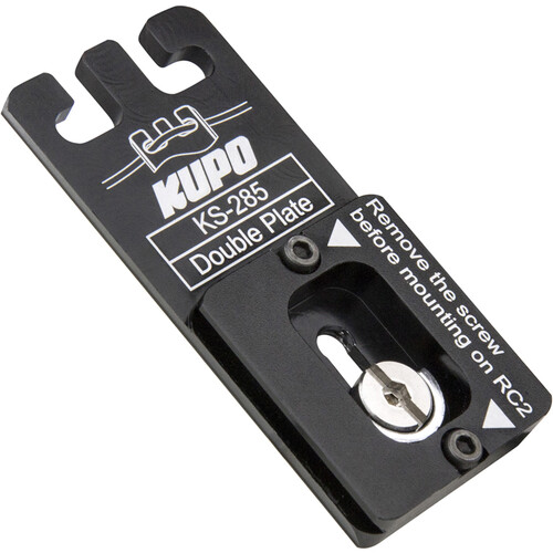 Kupo Double Cable Plate for Arca-Swiss And Manfrotto RC2