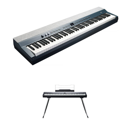 Kurzweil KaP1 Portable Digital Piano Kit with Steel Legs (Blue)