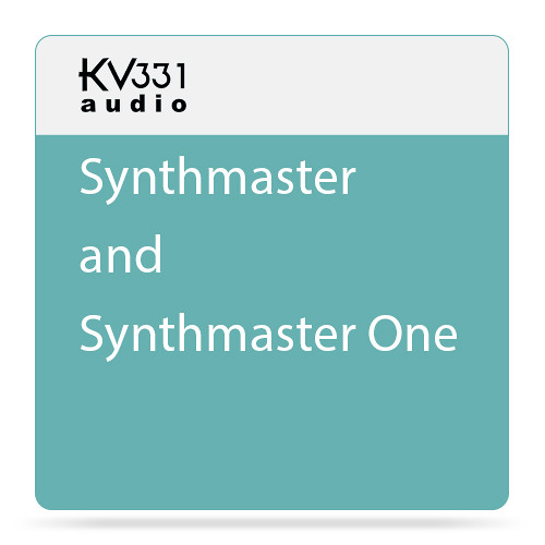 KV331 Audio SynthMaster 1 + 2 Bundle - Software Suite with SynthMaster One & SynthMaster 2.9 (Download)