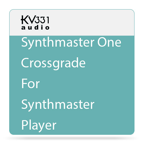 KV331 Audio SynthMaster One - Wavetable Synthesizer Plug-In (Crossgrade from SynthMaster Player, Download)