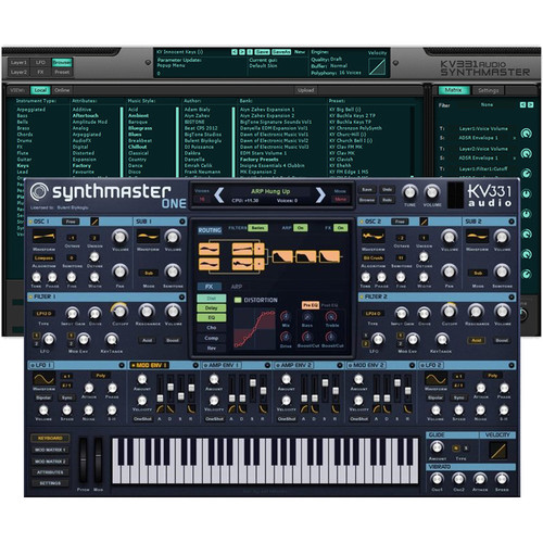 KV331 Audio SynthMaster 1 + 2 Bundle Upgrade - Software Suite with SynthMaster One & SynthMaster 2.9 (Download)