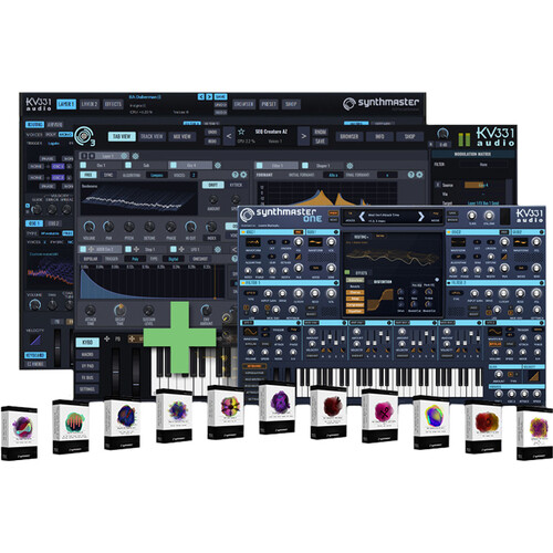 KV331 Audio SynthMaster Everything Bundle Upgrade from SynthMaster Producer Bundle Music Production Plug-Ins