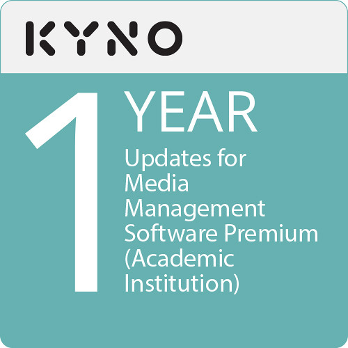 KYNO 1 Year of Updates for Media Management Software Premium (Academic Institution, Download)