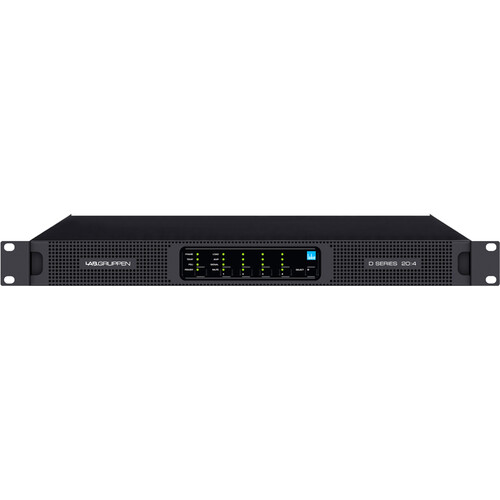 Lab.Gruppen D 20:4L 2000W Amplifier with 4 Output Channels, Lake DSP & Dante Networking