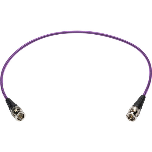Laird Digital Cinema Mini-RG59 12G-SDI/4K UHD Single Link BNC Cable (Violet, 100')
